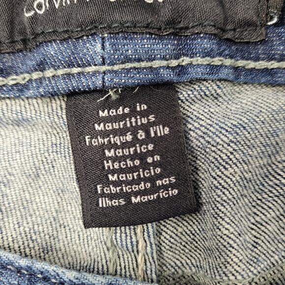 Calvin Klein Distressed Lean Bootcut Jeans size 4 - Picture 14 of 16